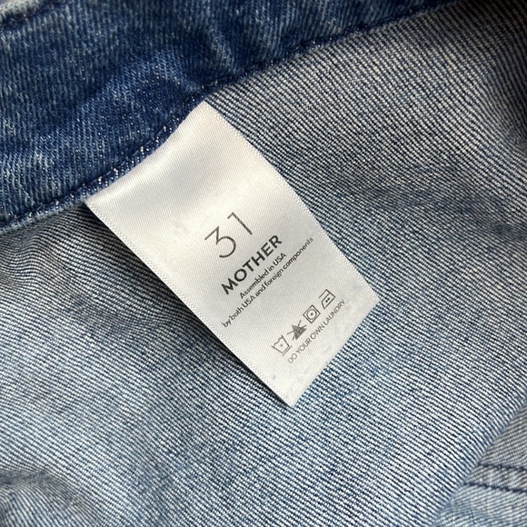 Mother The Tab Roller Skimp Jeans Wash From out of town, SIZE 31 1386 - Picture 11 of 15